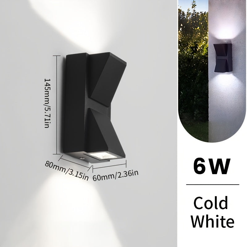 Waterproof Decorative Outdoor Wall Light – 3W/6W LED Illumination