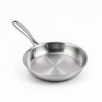 410 Stainless Steel Uncoated Frying Pan (24 & 26 cm)