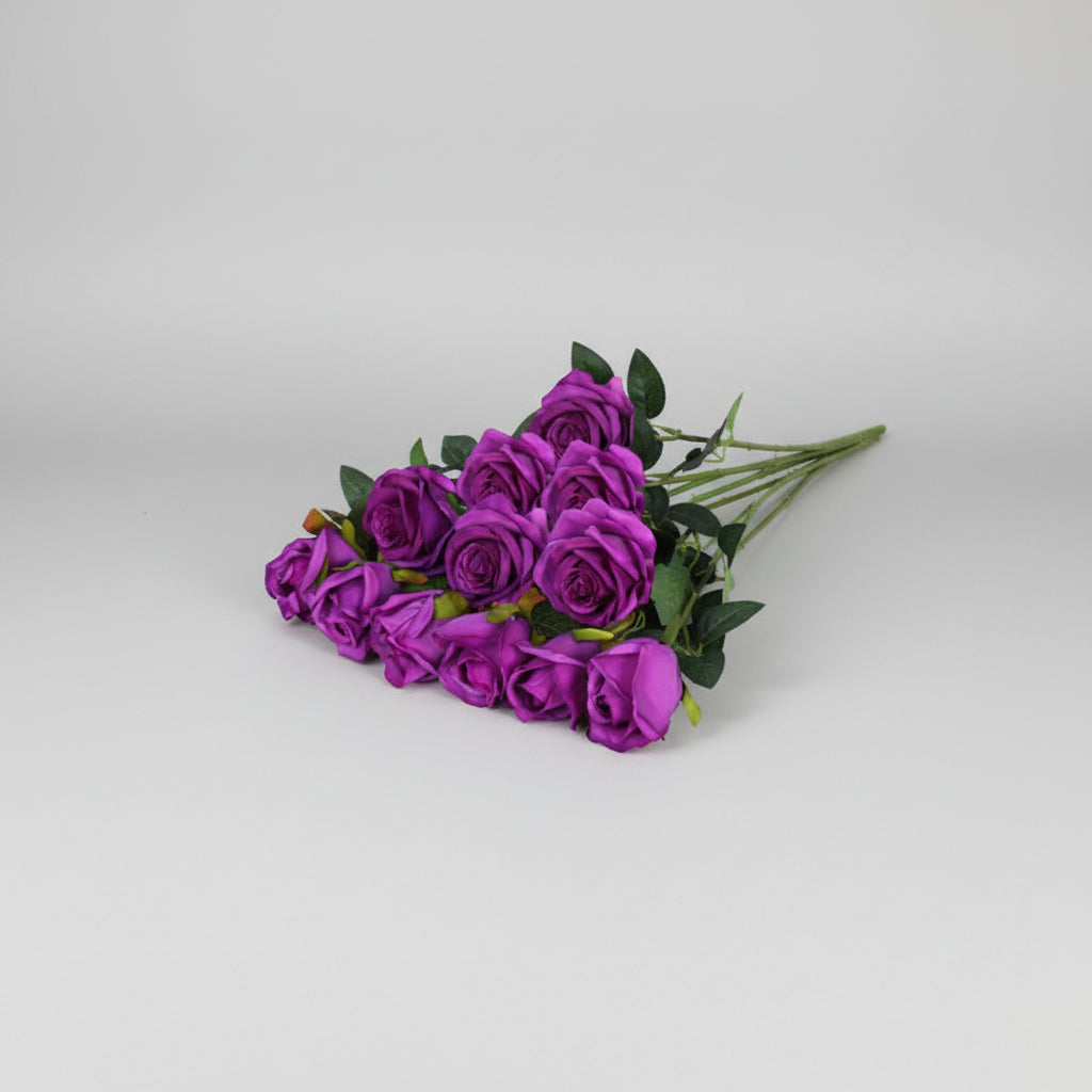 Red Rose Bouquet - Artificial Floral Arrangement for Mother's Day Decor