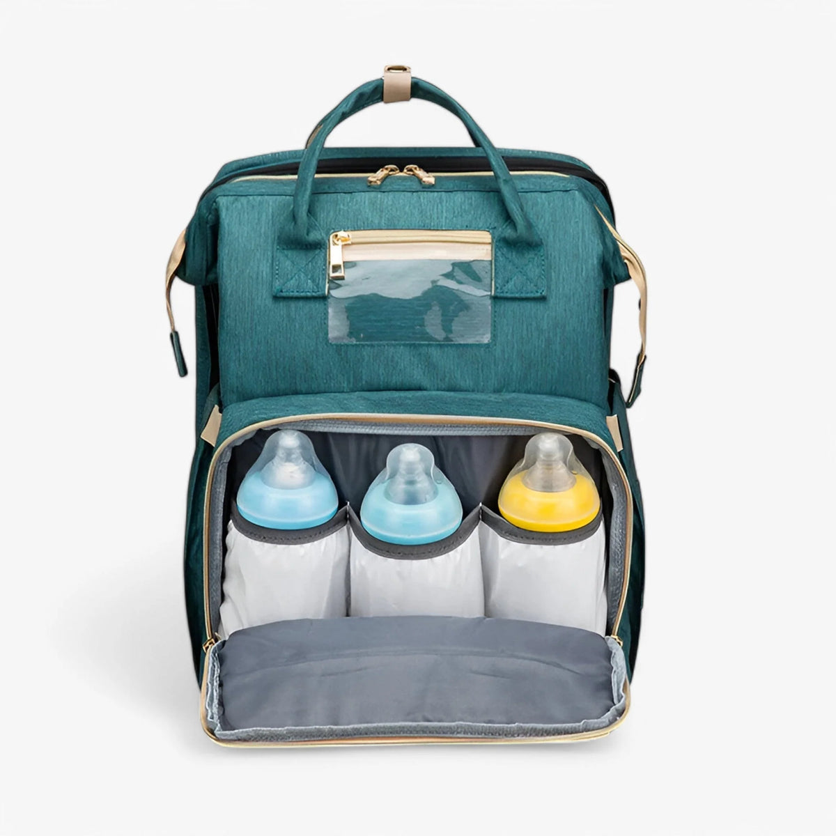 Changing Bag Fold-Out Baby Bed Water-Repellent & Multiple Pockets