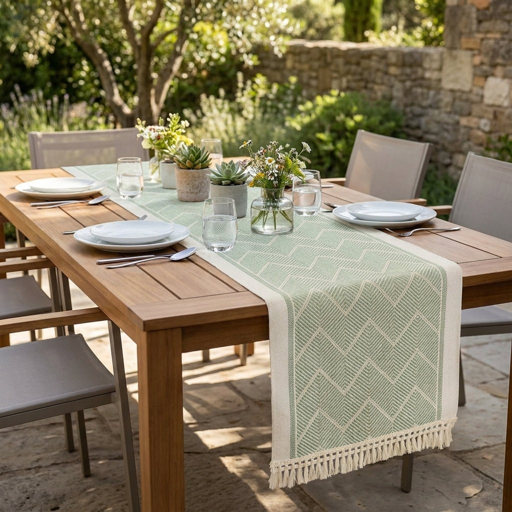Woven Texture Table Runner for Stylish Living Room Décor