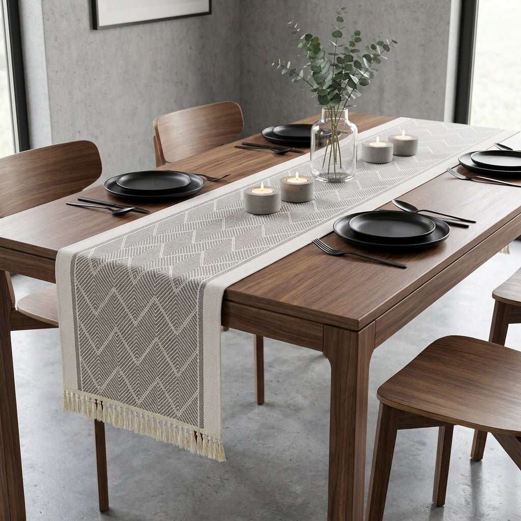 Woven Texture Table Runner for Stylish Living Room Décor