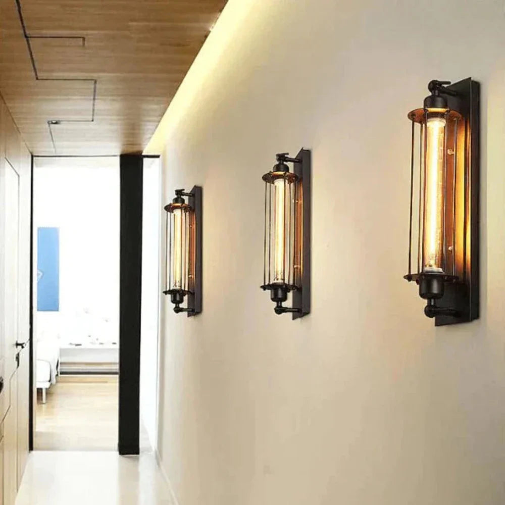 LED Light Fixture for Wall Mount with Vintage Design