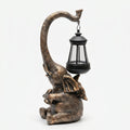 Outdoor Pathway Lantern in Elephant Sculpture Design