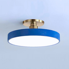 Stylish Dual-Tone LED Ceiling Fixture with Remote Dimming