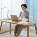 Electric Fan with Evaporative Cooling Function