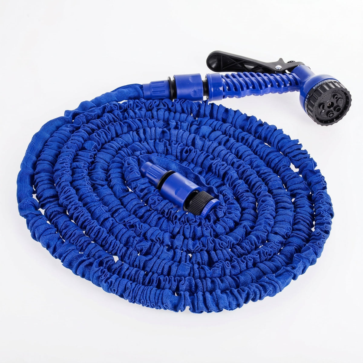 Multi-Function Spray Gun with Expandable Garden Hose