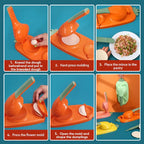 Dumpling Maker 2-In-1 Press & Shaper Ergonomic Handle