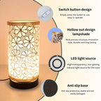 Decorative Warm Ambient Light – Floral USB Table Lamp