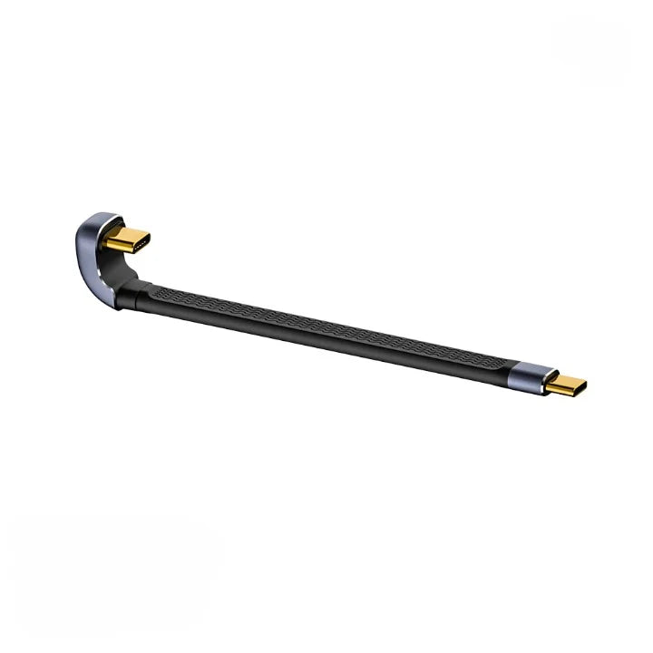 USB4 Cable Elbow Flat 240W PD 40Gbps