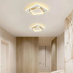 Geometric Flush Mount Ceiling Light – Modern Square LED Design