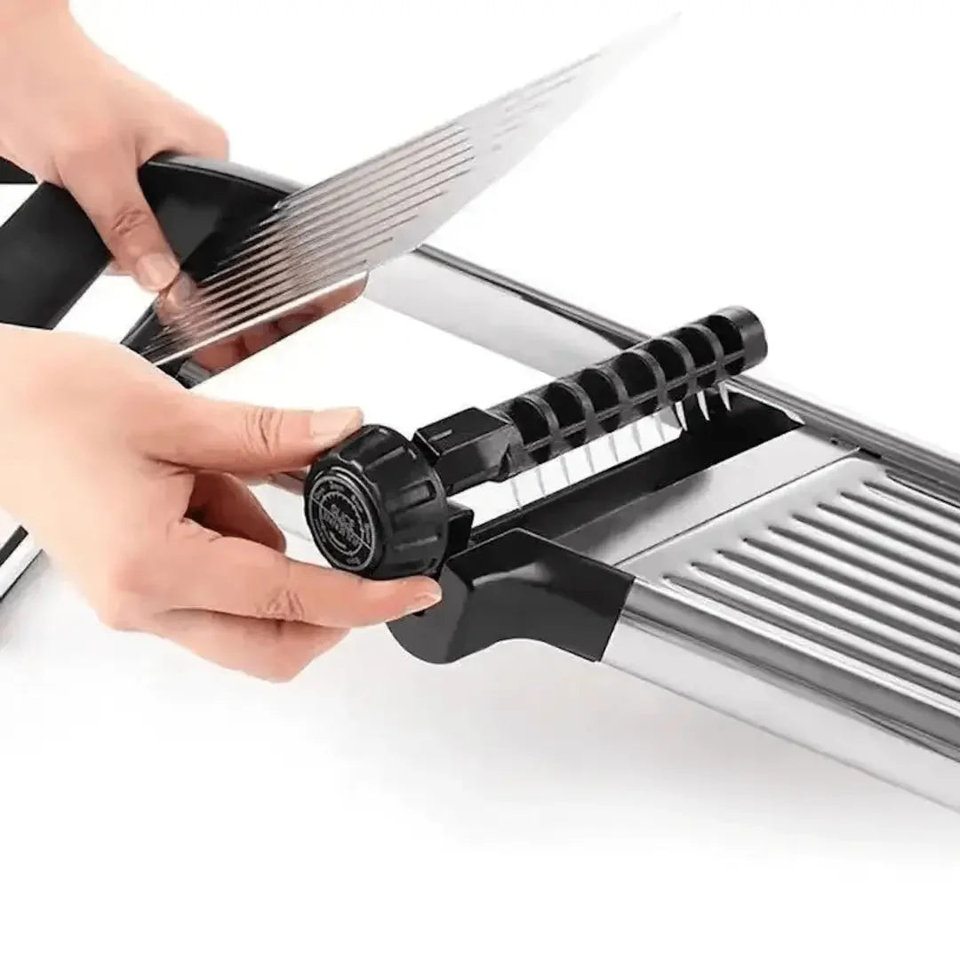 Mandoline Slicer Adjustable Thickness Stainless Steel Blades Safety Guard
