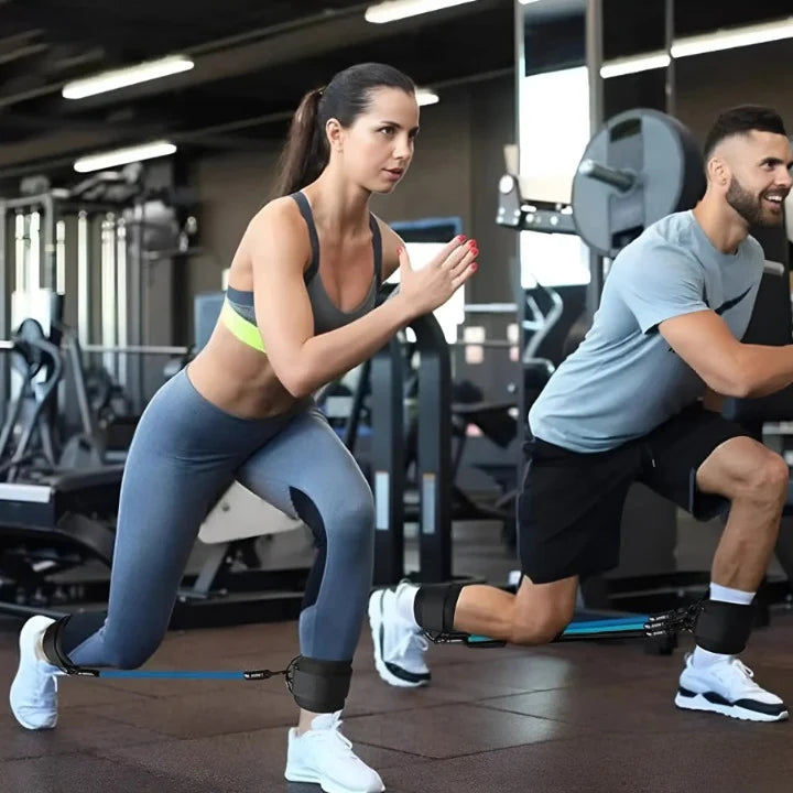 Resistance Bands For Glutes & Legs Adjustable Levels