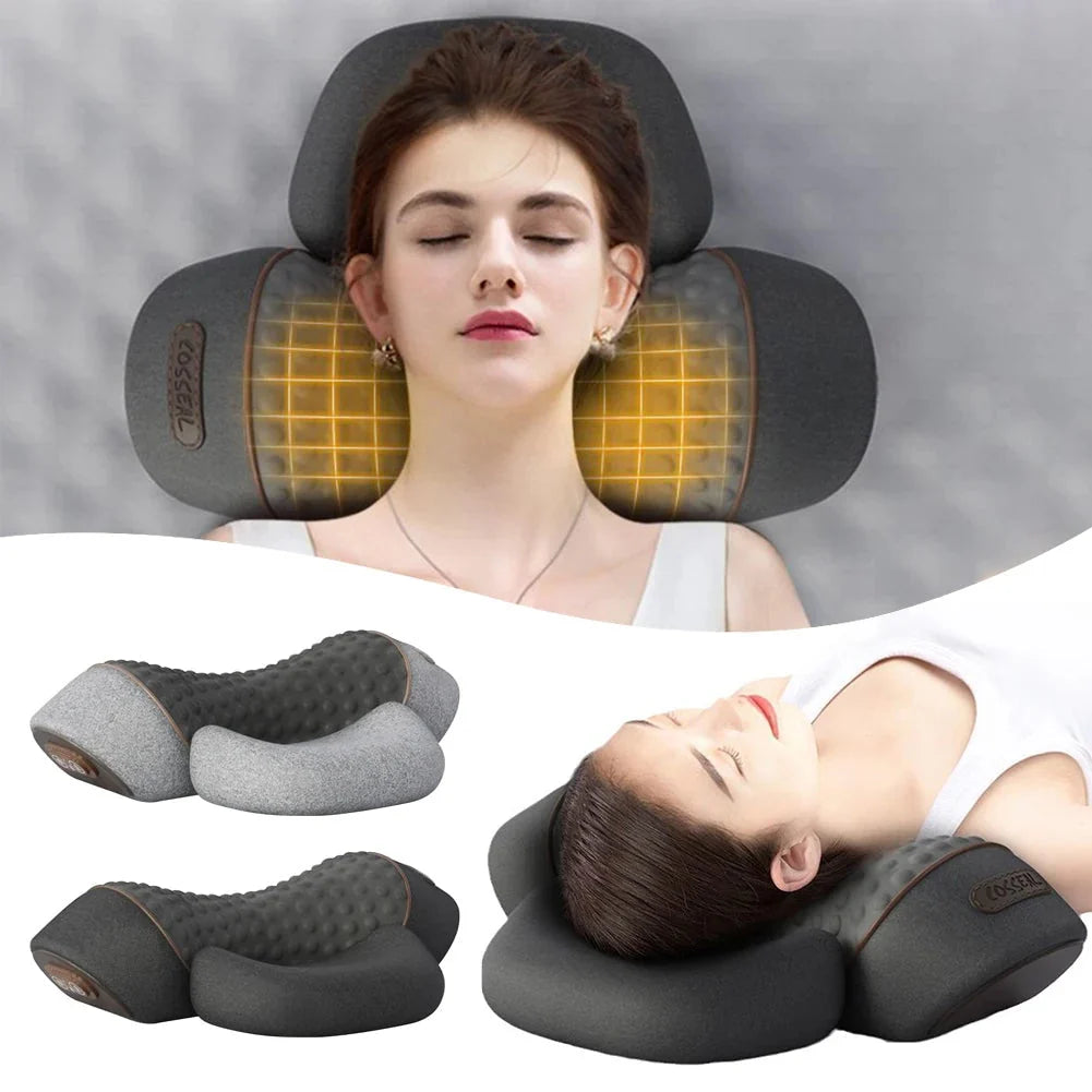 Neck Pillow Ergonomic Heated Massage