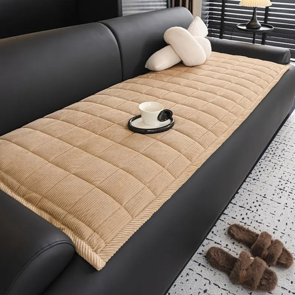 Quilted Non-Slip Machine Washable Sofa Rug