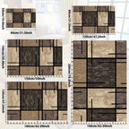 Modern Non-Slip Carpet | Washable Geometric Design Area Rug