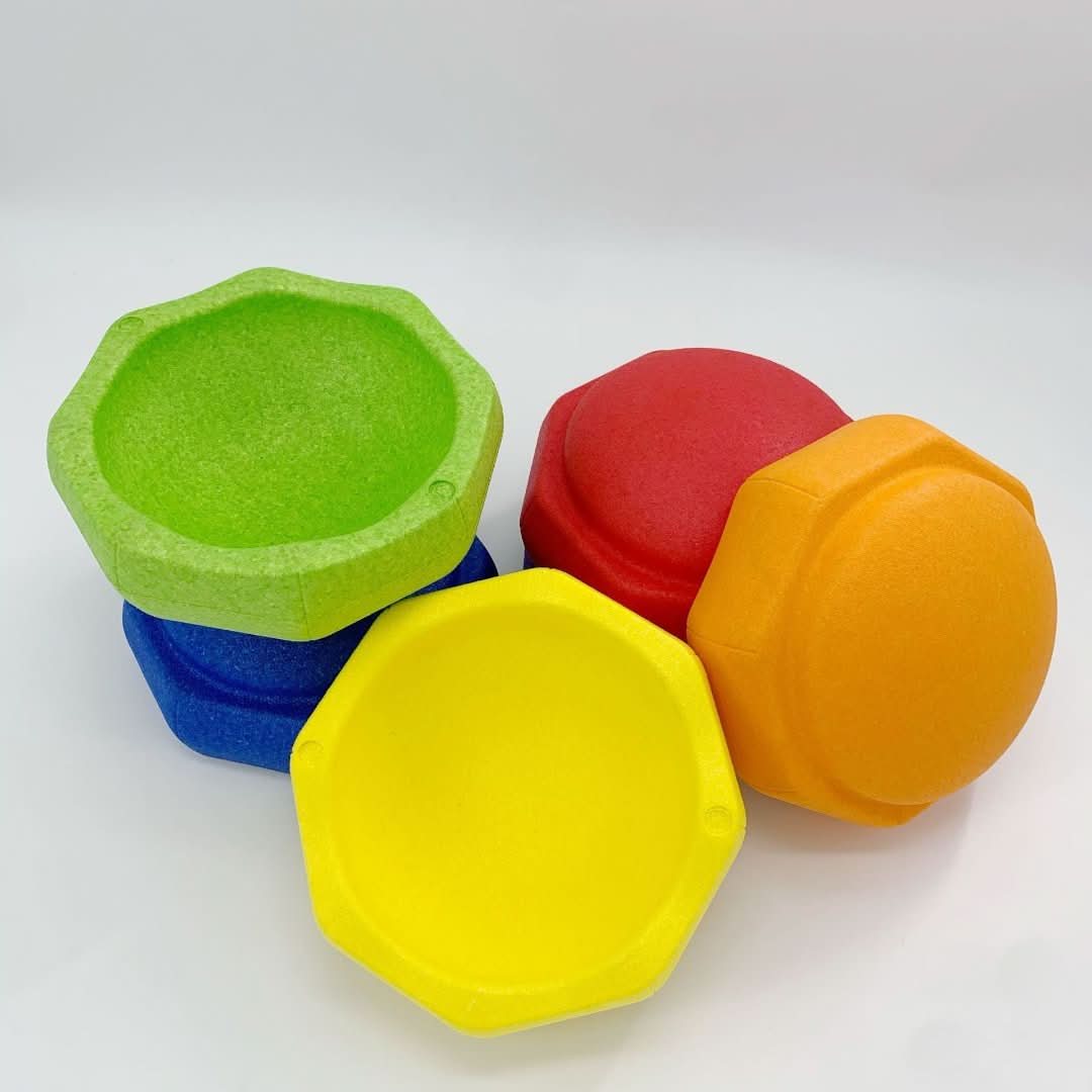 Stepping Stones Colorful Stackable Weather-Resistant & Non-Toxic
