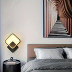 Geometric LED Wall Light – Modern Square Minimalist Design