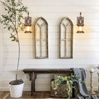 Rustic Metal Wall Light Fixture
