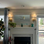 Set of 2 Wireless Rechargeable Wall Lamps