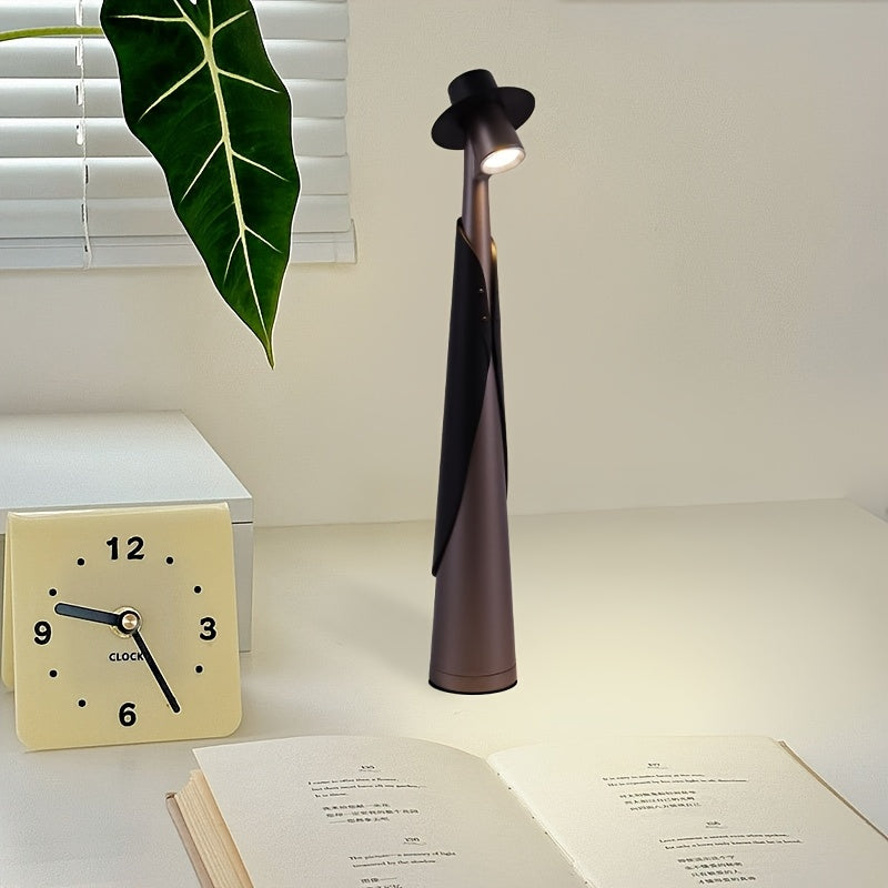 Rechargeable LED Hat Light – Stylish Desk Lamp with Creative Design