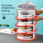 Food Storage Container Stackable Insulated & Dust-Tight Lid