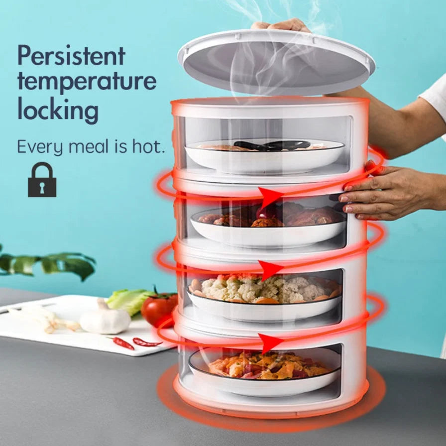 Food Storage Container Stackable Insulated & Dust-Tight Lid
