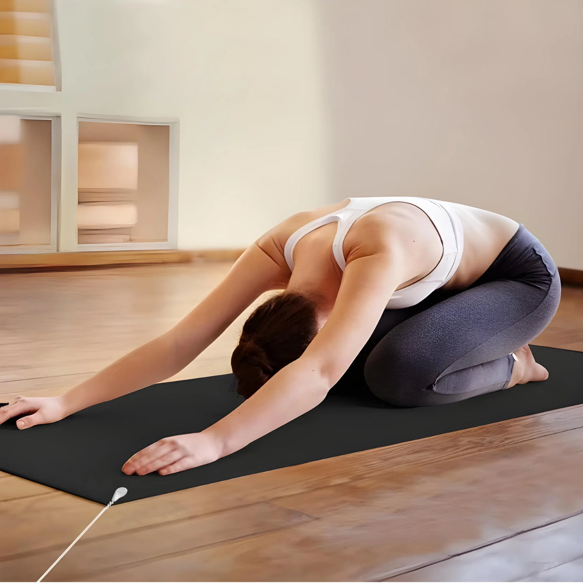Grounding Mat Carbon Leather Plug & Cable