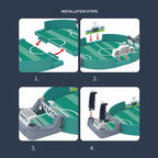 Tabletop Football Game Compact Fast-Paced BPA-Free ABS