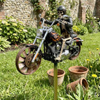Stainless Steel Vintage Chopper Wind Chime (Garden Stake)