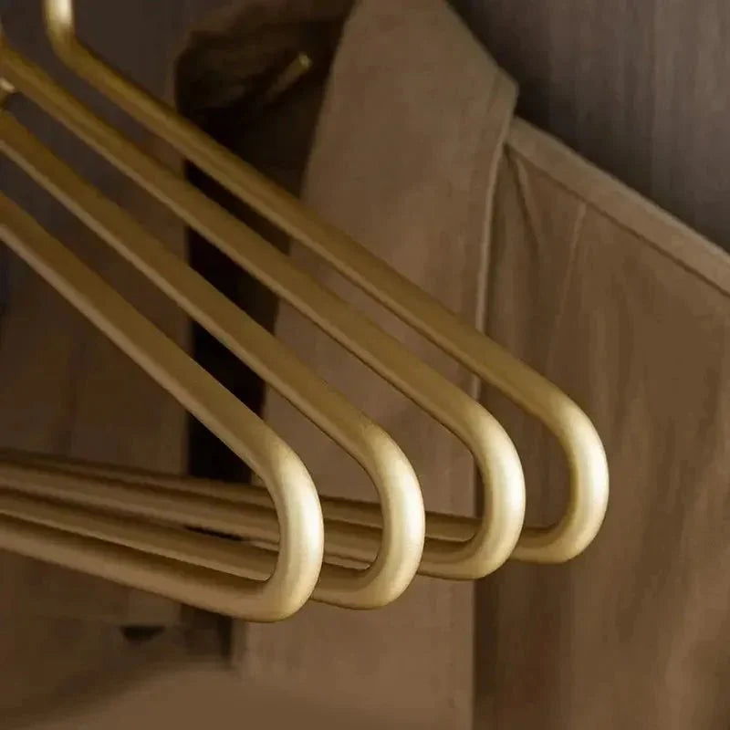 Clothes Hangers Solid Metal & Anti-Slip Set of 5