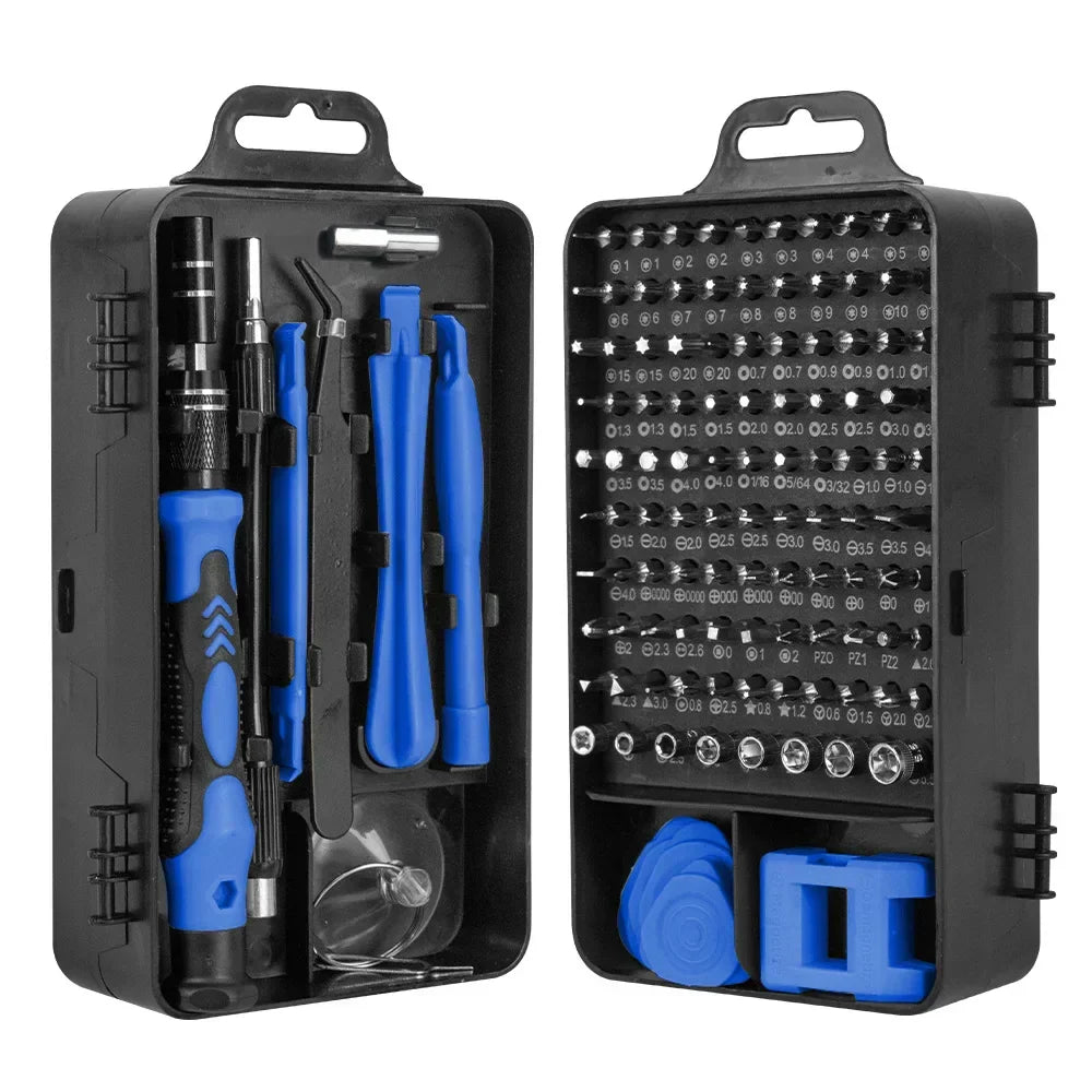 Precision Screwdriver Set 115 Pieces Magnetic Stainless Steel