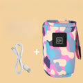 Baby Bottle Warmer USB Rechargeable Adjustable Temp