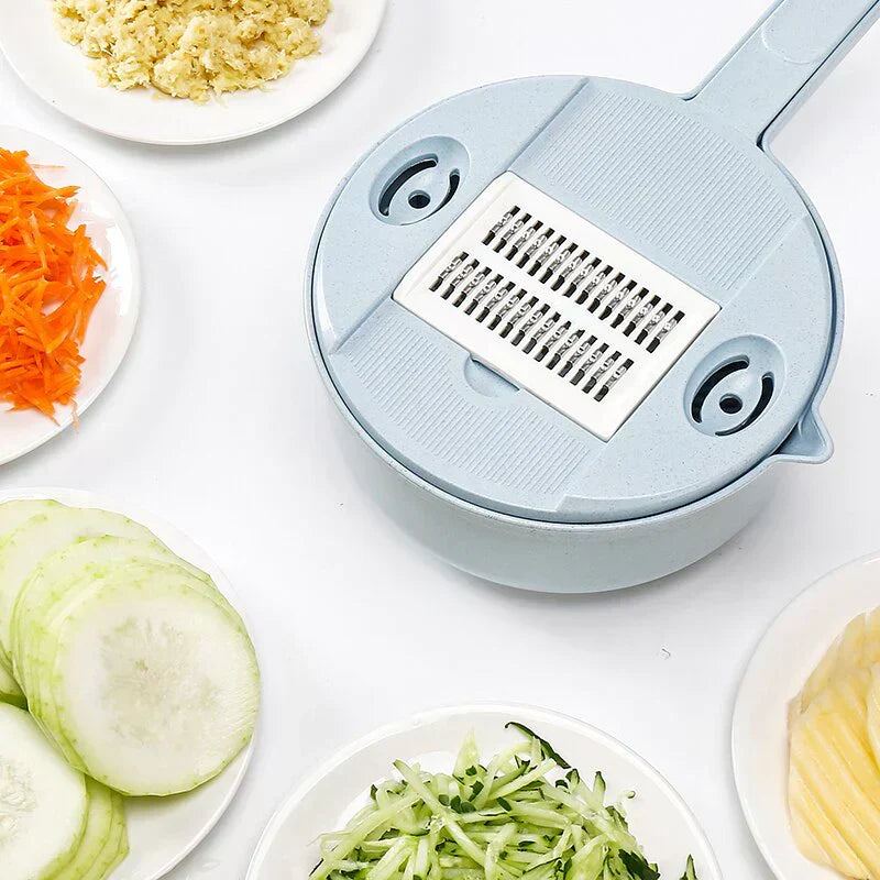 Vegetable Slicer 12-in-1 Stainless Steel Blades