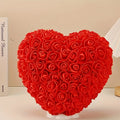 Artificial Flower Table Centerpiece - Heart-Shaped Rose for Mother's Day