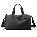 Gym Bag Waterproof Oxford Shoe Compartment & Bottom Pocket