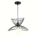 Adjustable Industrial Style Black Pendant Light – Retro Design