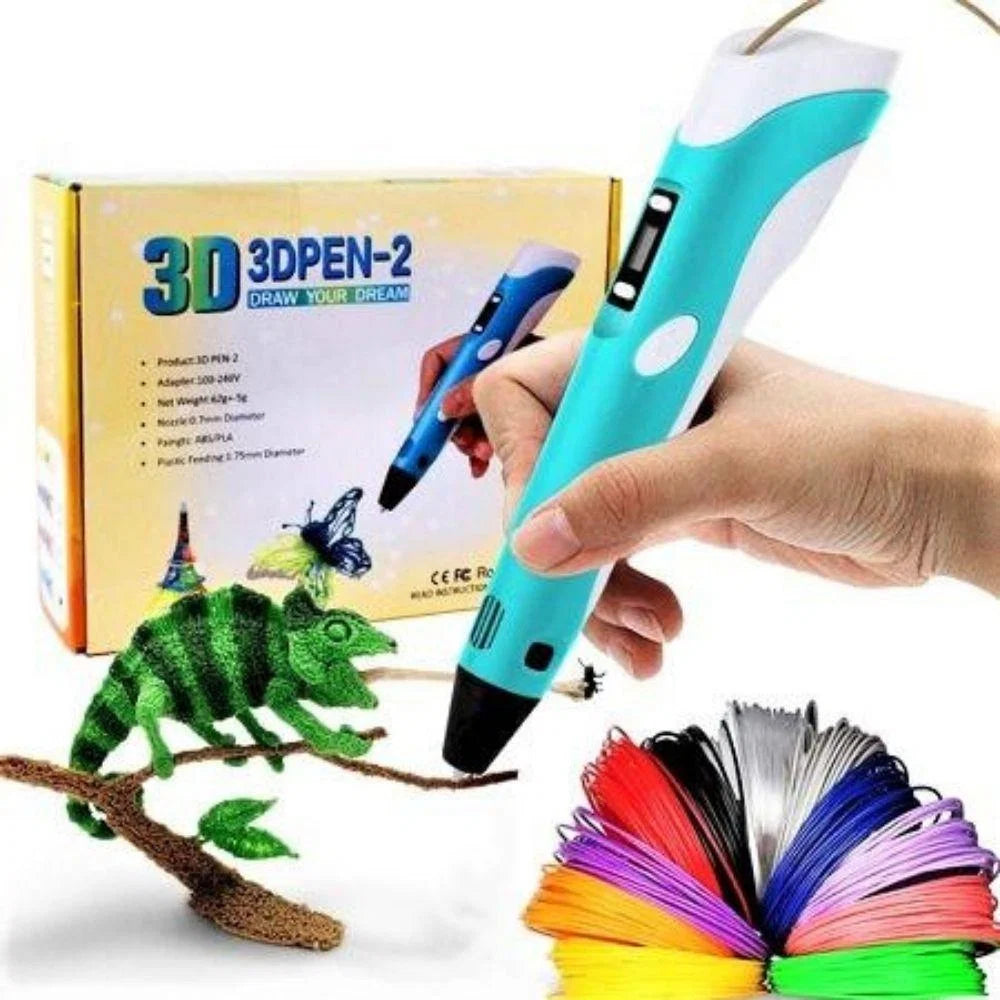 3D Printing Pen Odorless PLA & Adjustable Temperature