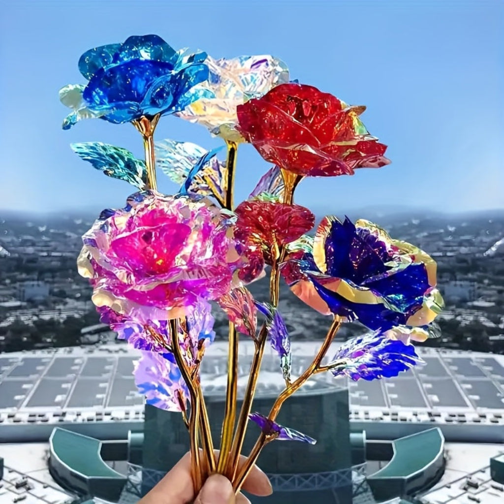 Artificial Rose Table Decoration - Floral Arrangement for Mother's Day