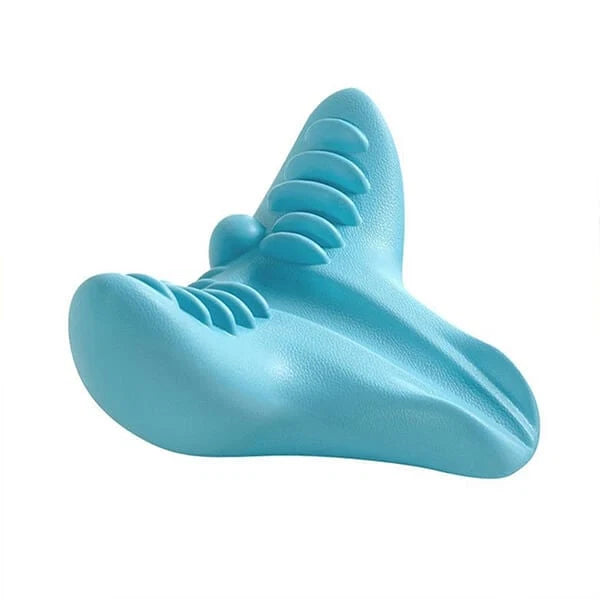 Neck Massage Pillow Ergonomic Cervical Support & Gravity-Powered Stretch