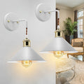 Industrial Wall Light Fixture - Modern Metal Sconce with Oil-Rubbed Finish