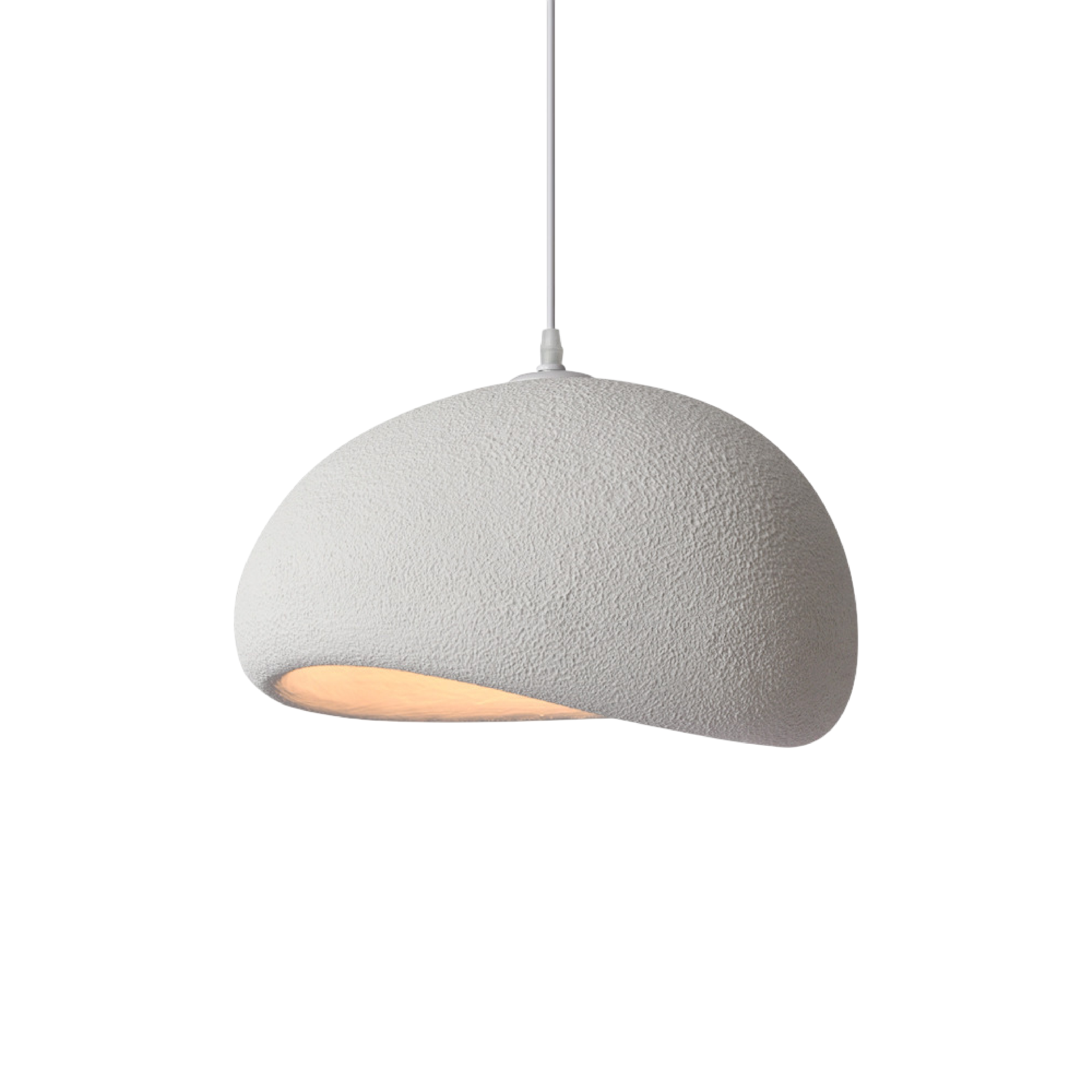 Dome Pendant Light in Minimalist Wabi-Sabi Style