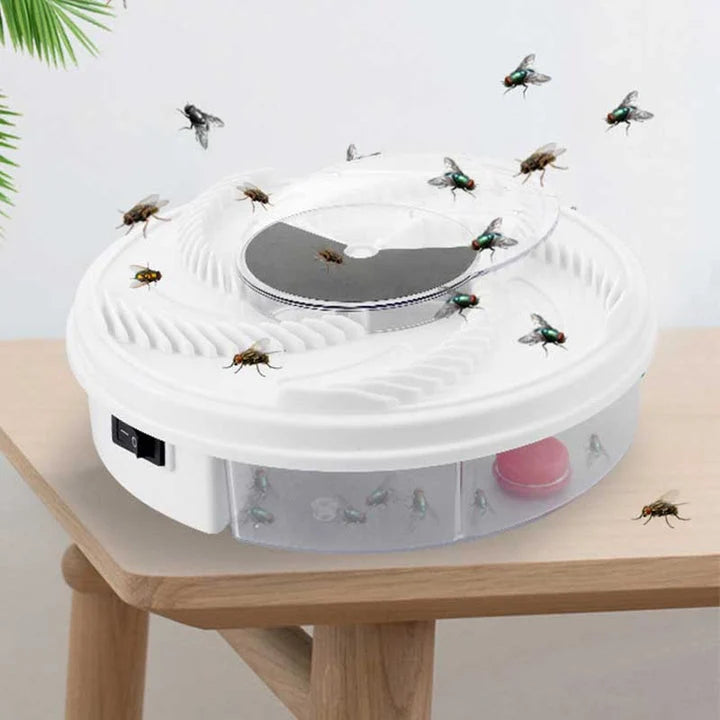 Electric Fly Trap Rotating Five-Bait USB-Powered