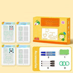Interactive Writing Book Wipe-Clean Pages Includes Marker & Eraser
