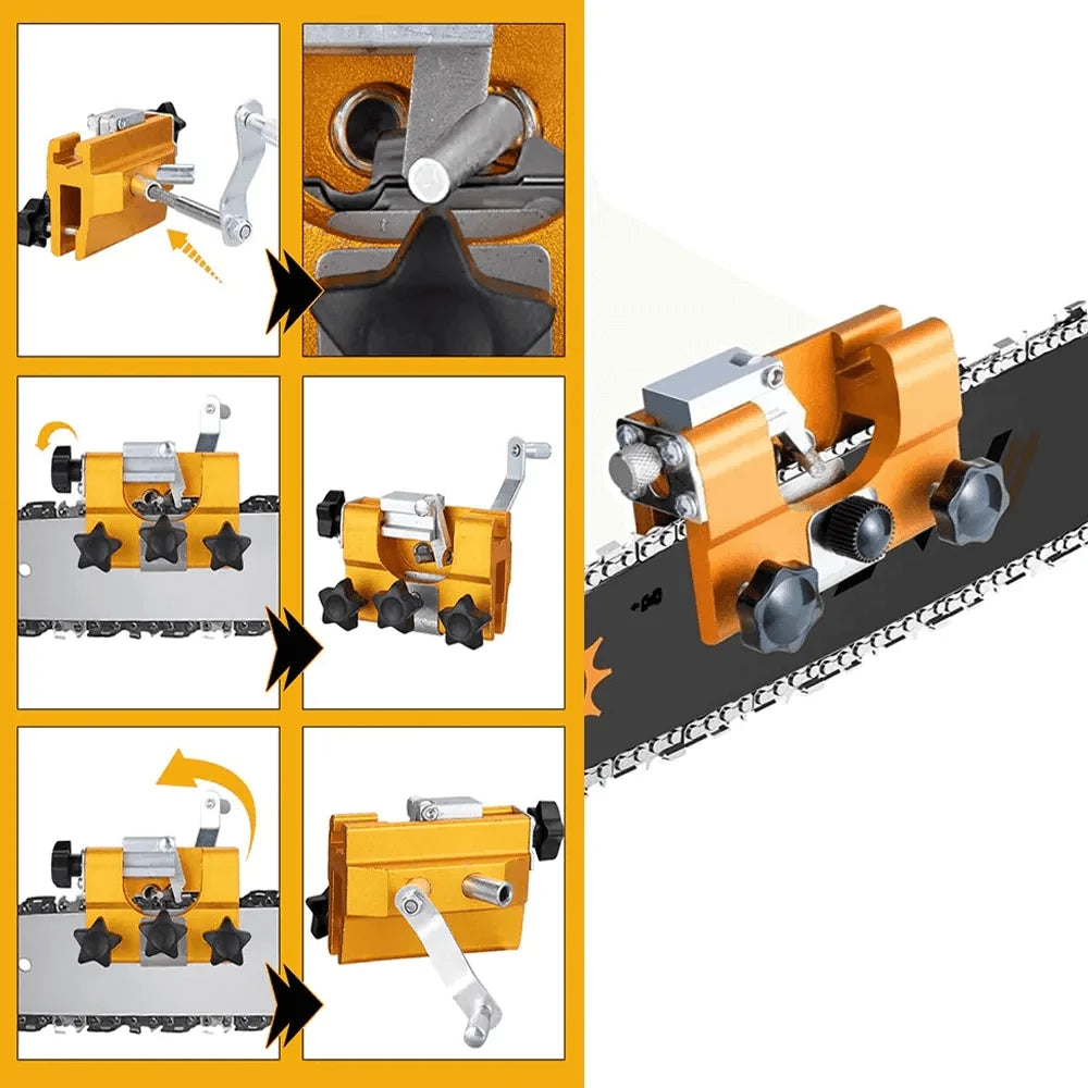 Chainsaw Sharpener Fixed 30 Degree Anodized Aluminum