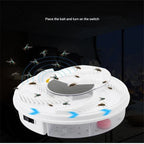 Electric Fly Trap Rotating Five-Bait USB-Powered