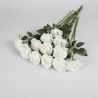 Red Rose Bouquet - Artificial Floral Arrangement for Mother's Day Decor