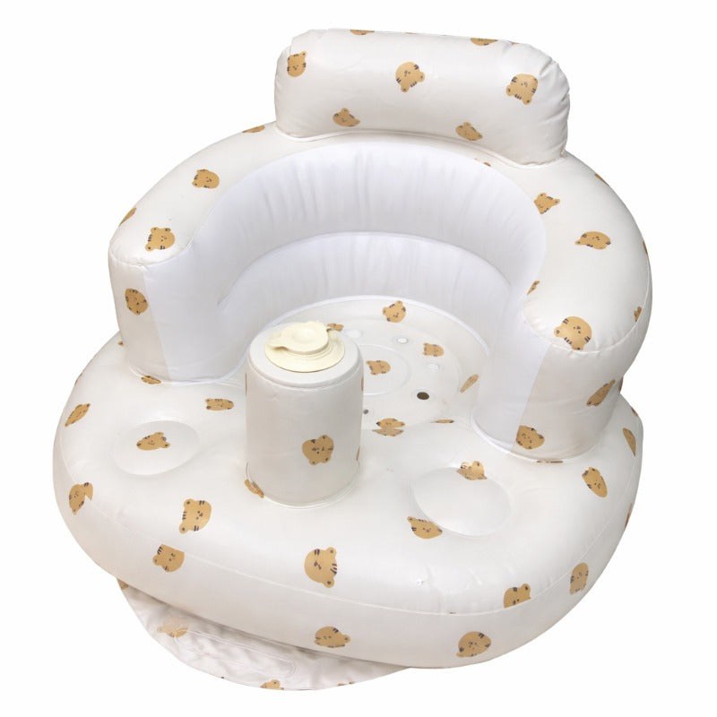 Baby Inflatable Seat Featuring Integrated Pump