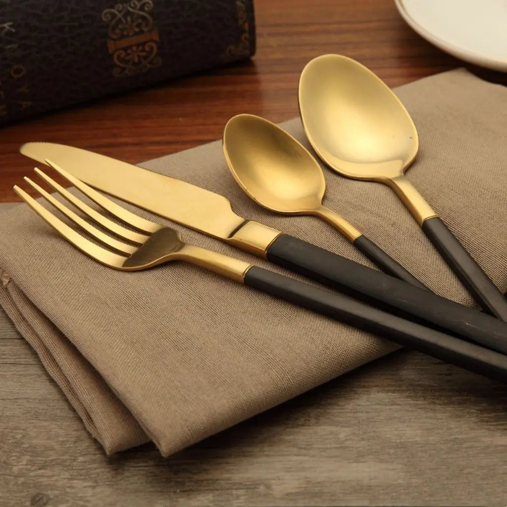 Luxura Gold Dining Cutlery Collection