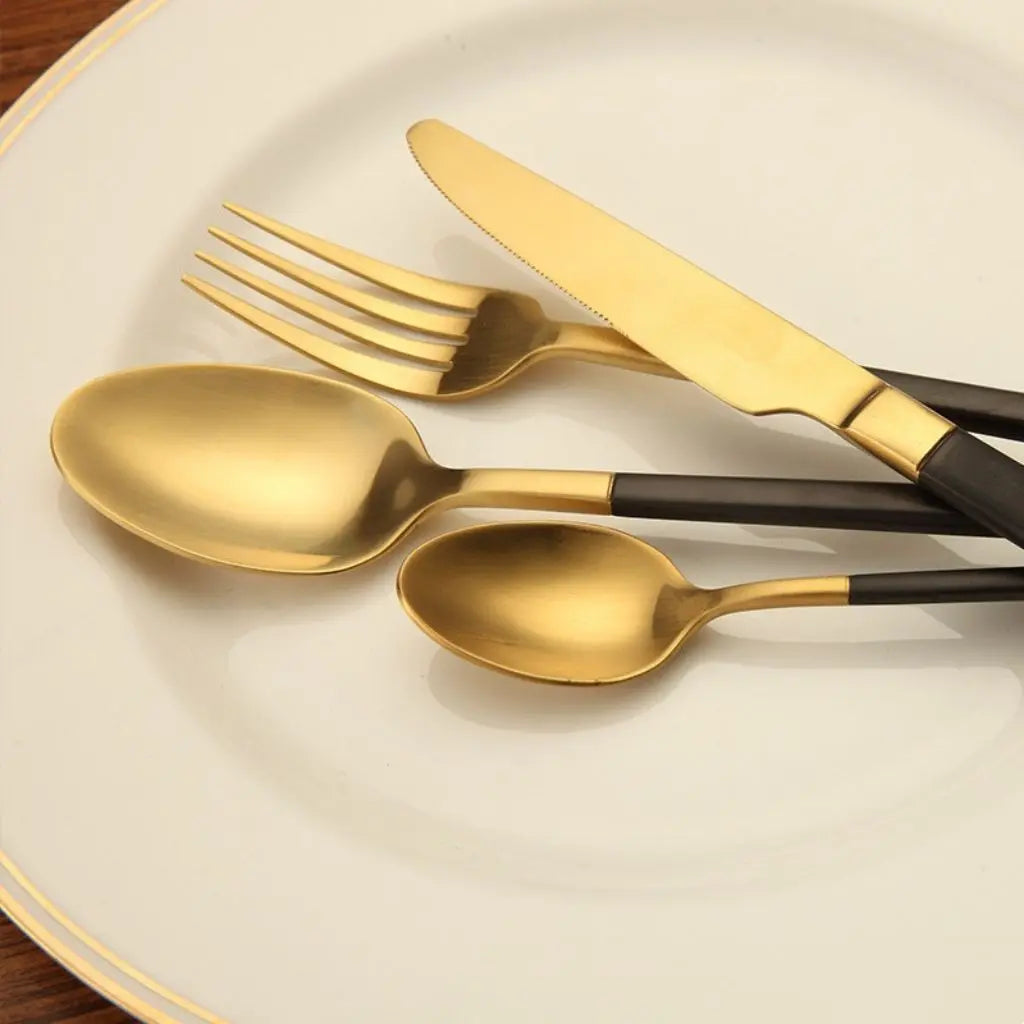 Luxura Gold Dining Cutlery Collection